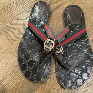Brown Gucci Sandals sz11